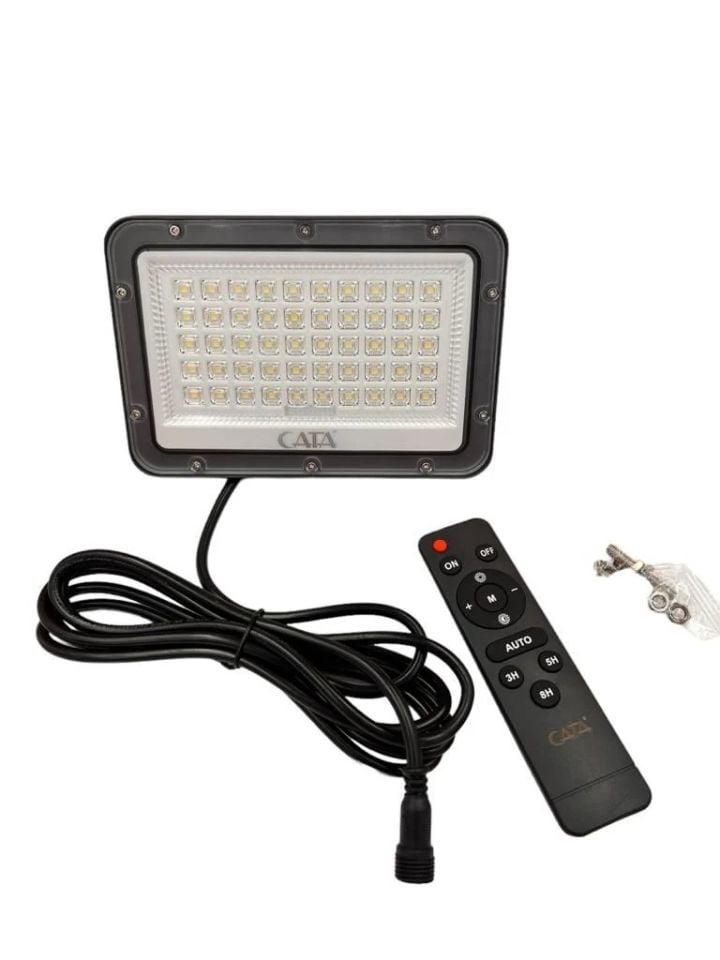 Cata 200W Kumandalı Led Solar Projektör