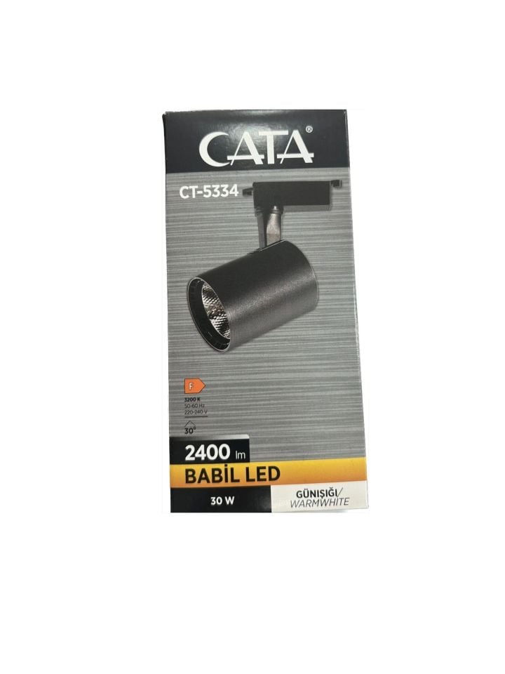 CATA 30W Babil Led Ray Spot (Siyah Kasa) (Günışığı)