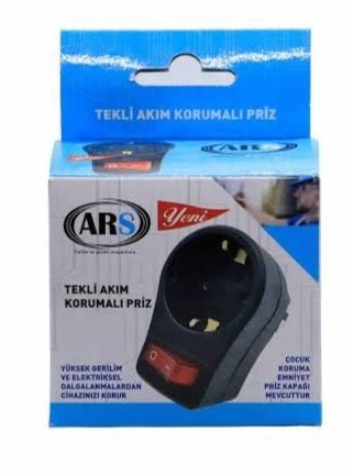 ARS TEKLİ AKIM KORUMALI PRİZ