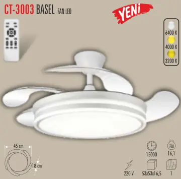 CATA BASEL FAN LED