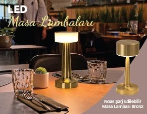 DEKORATİF LED MASA LAMBALARI 