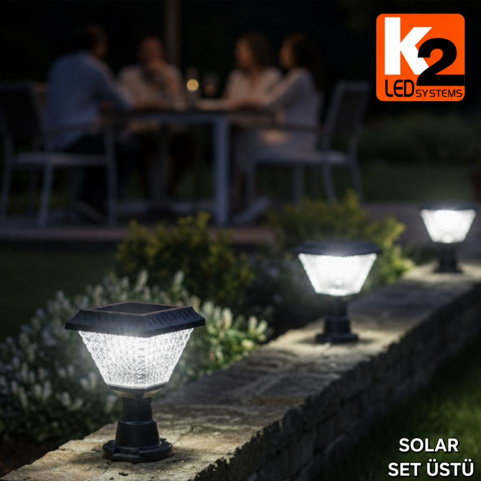 K2-GLOBAL KBA790 SOLAR SET ÜSTÜ ARMATÜR GÜNIŞIĞI