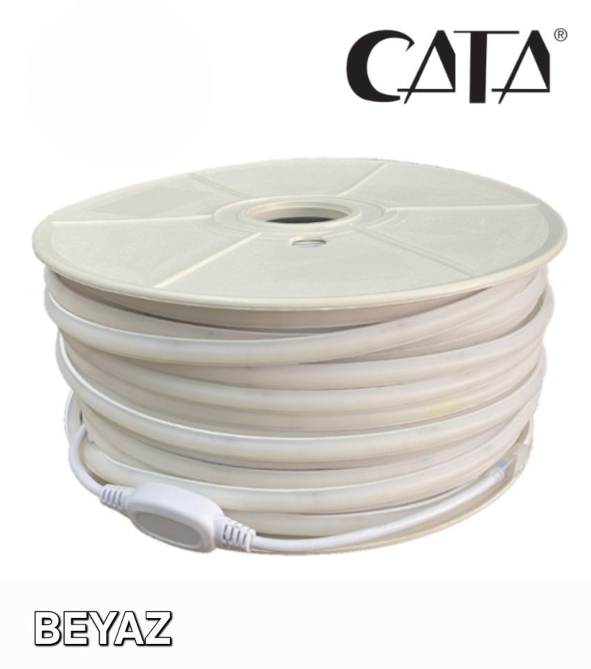 Cata 220V Cob Neon Led Beyaz Işık (100 METRE)