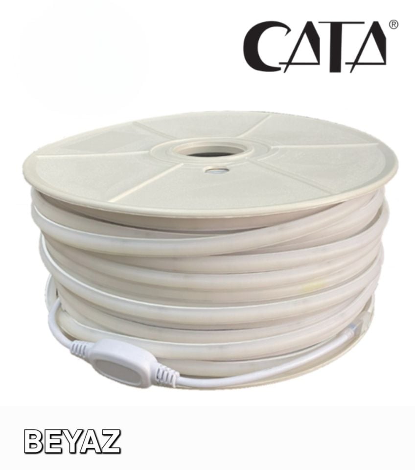 Cata 220V Cob Neon Led Beyaz Işık (100 METRE)