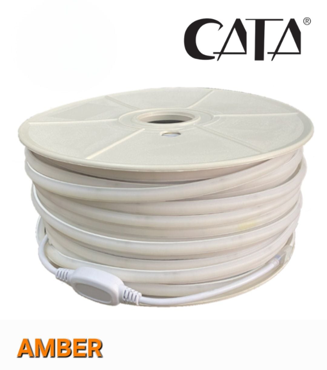 Cata 220V Cob Neon Led Amber (100 METRE)