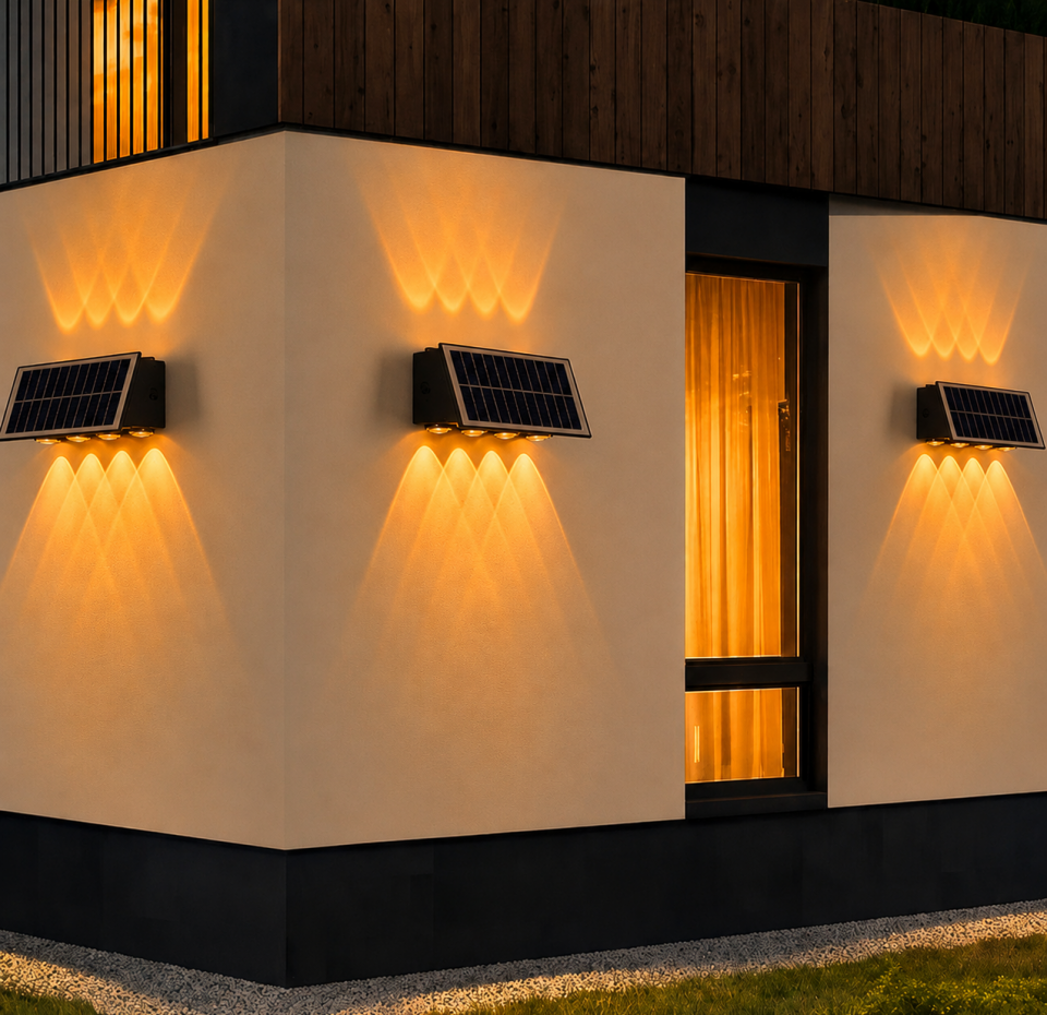CATA 20W Kos Solar Led Aplik (Dış Mekan)(AMBER)