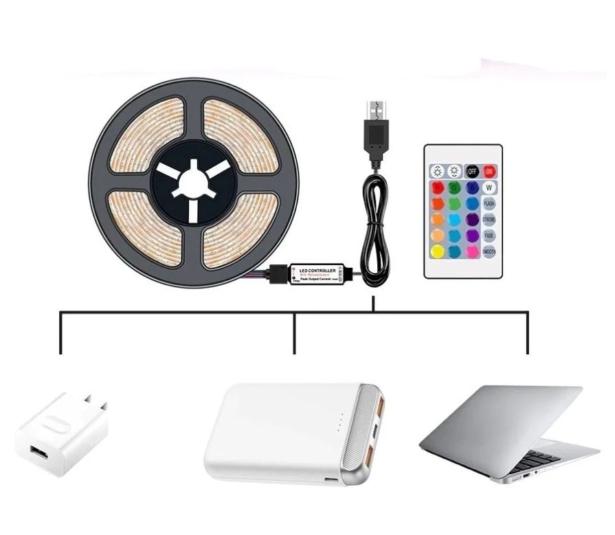 Cata 3 Metre Usb Tv Led RGB (USB GİRİŞLİ)