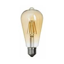 K2-GLOBAL 8W RUSTİK ARMUT AMPUL AMBER