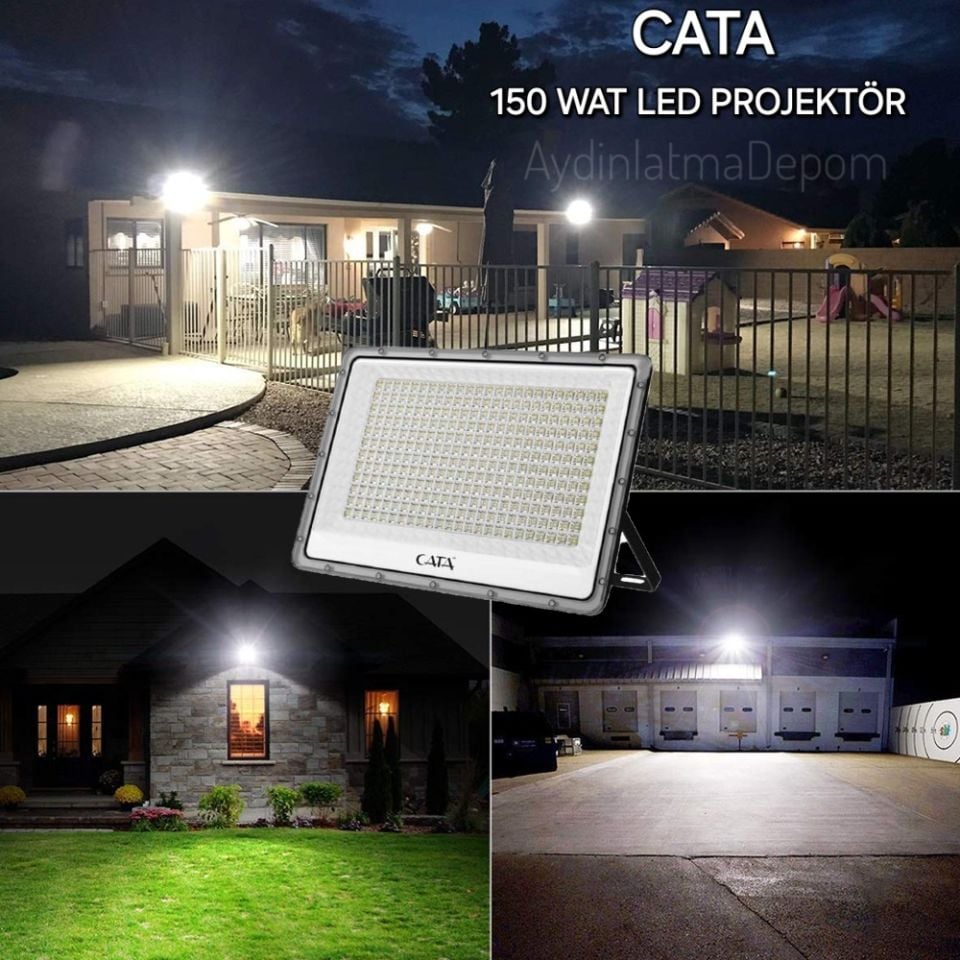 Cata 150 Watt Platınum Projektör Beyaz Işık