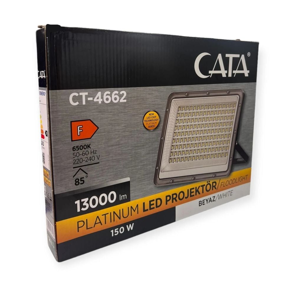 Cata 150 Watt Platınum Projektör Beyaz Işık