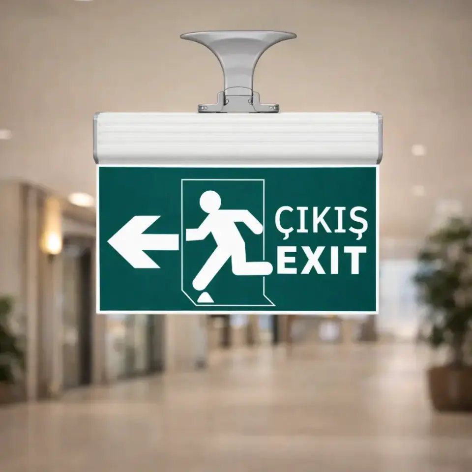 3W EXIT ÇIKIŞ ARMATÜRÜ LEDLİ 3 SAAT AKÜLÜ