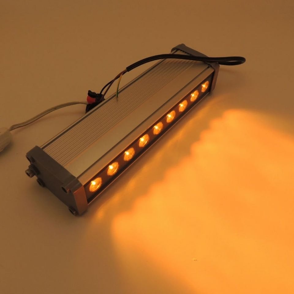 Cata 36 Watt Gold Wallwasher 100 cm Amber