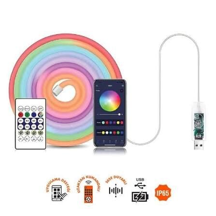 K2 USB’Lİ KUMANDALI MAGIC NEON LED