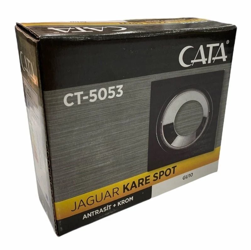 Cata Jaguar Kare Spot ( Siyah Kasa-Platin )