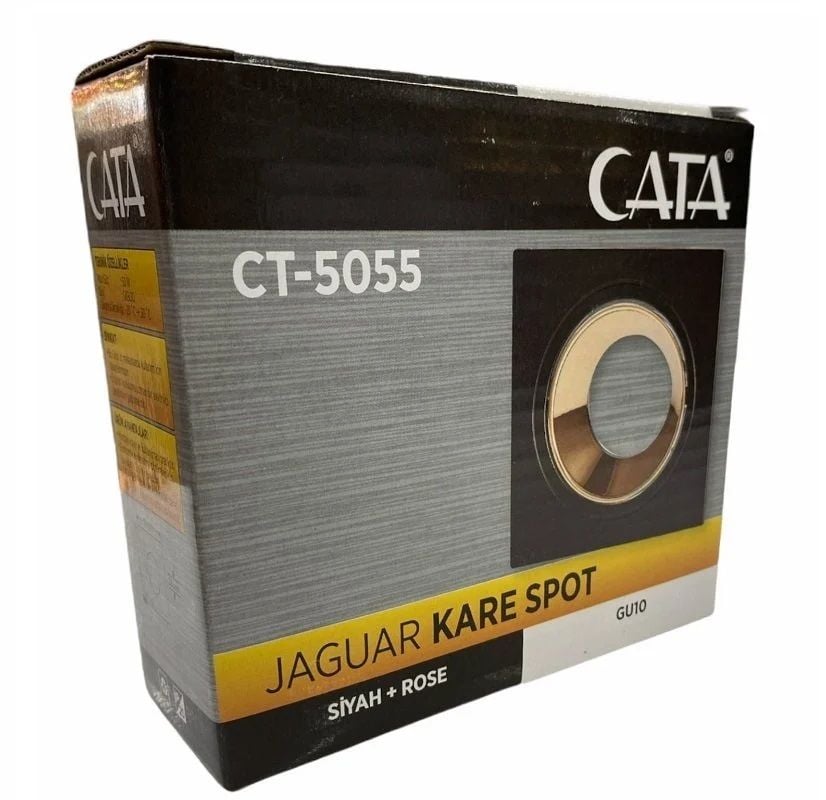Cata Jaguar Kare Spot (Siyah Kasa-Bakır)
