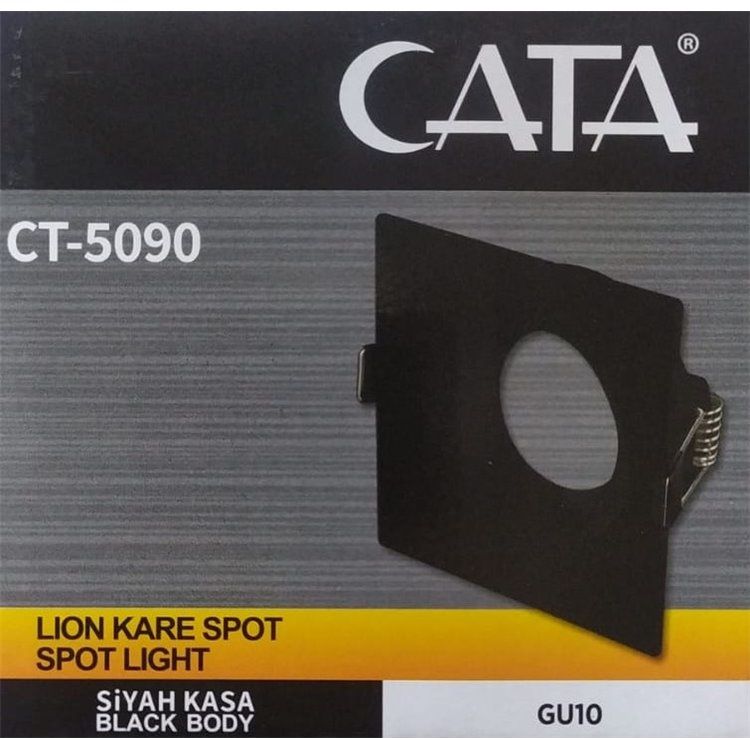 Cata Lion Kare Spot Siyah Kasa