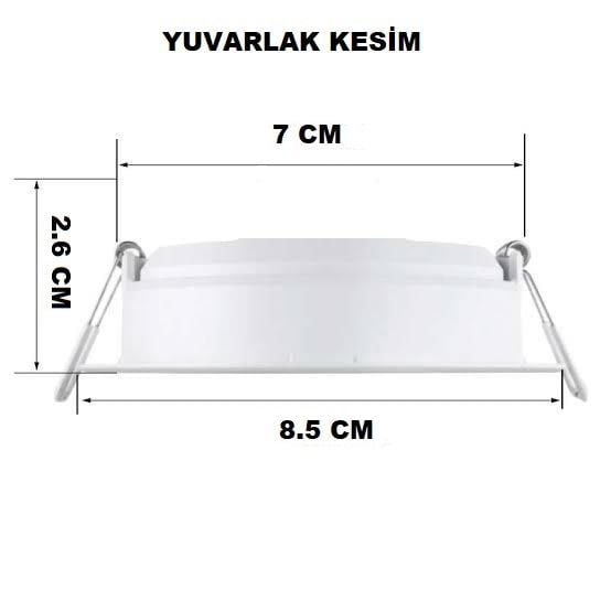 Cata Lion Kare Spot Siyah Kasa