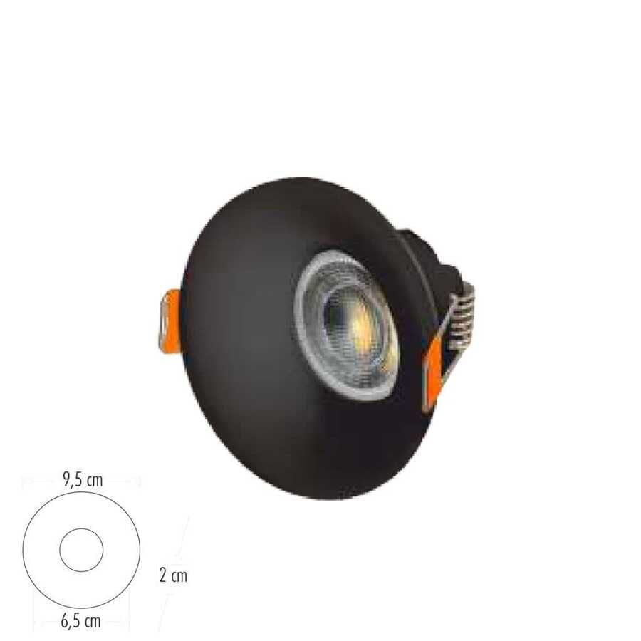 Cata Lion Yuvarlak Spot (Siyah Kasa)