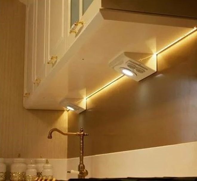 Cata Çift Prizli Tezgah Aydınlatma Spot Armatürü Gün Işığı