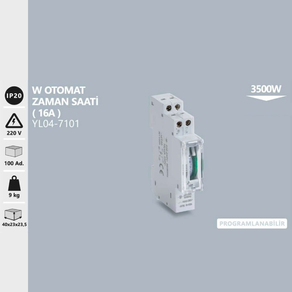 Noas 3500W W Otomat Zaman Saati (16)A
