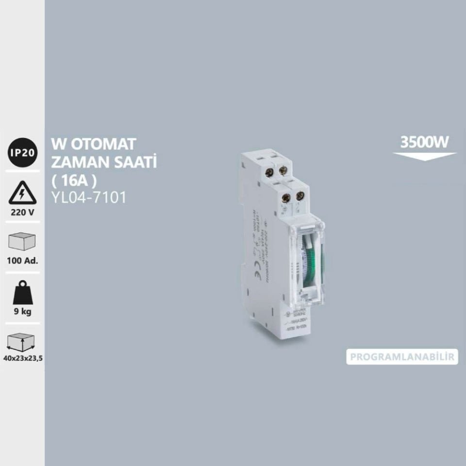 Noas 3500W W Otomat Zaman Saati (16)A