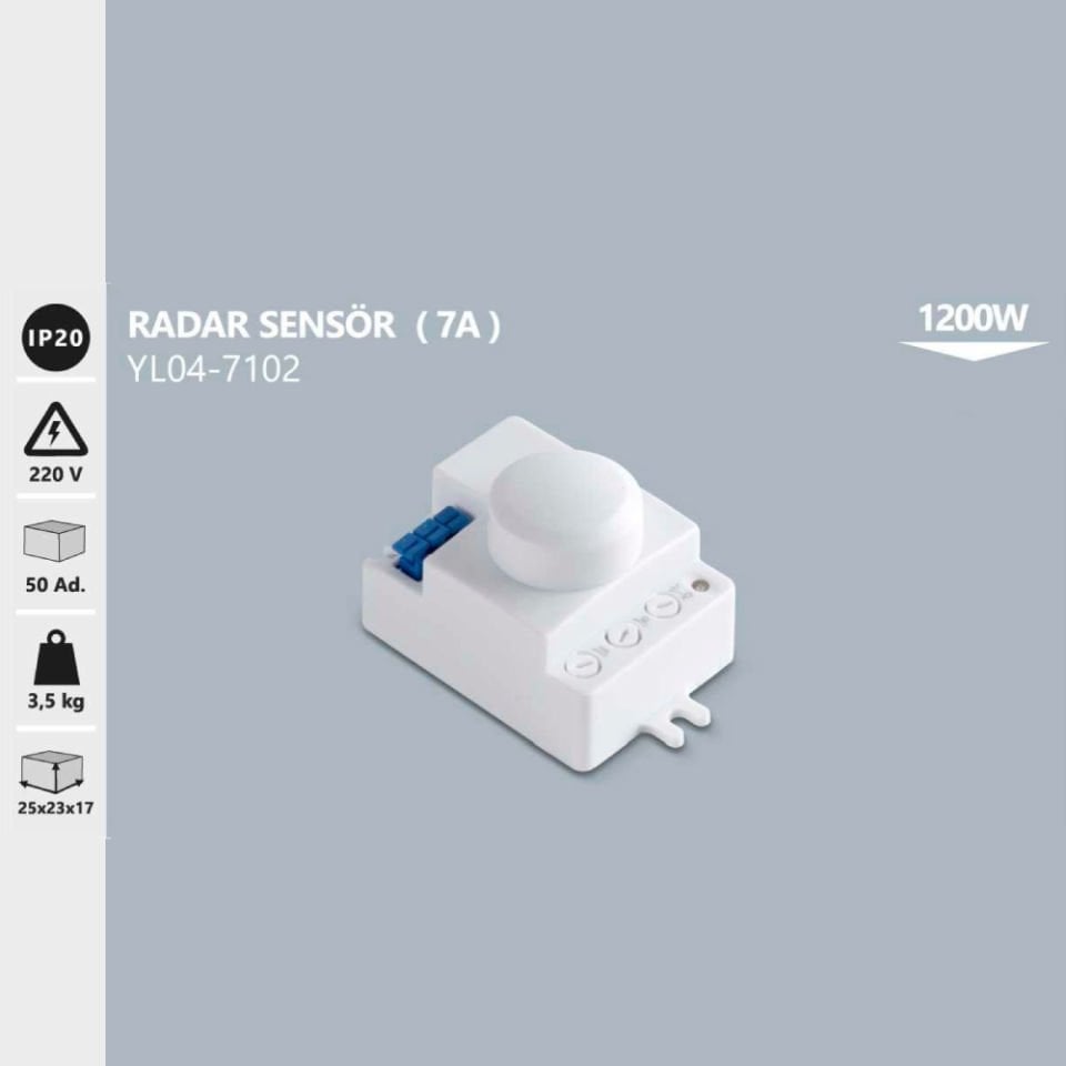 Noas 1200W (7)A Radar Sensör