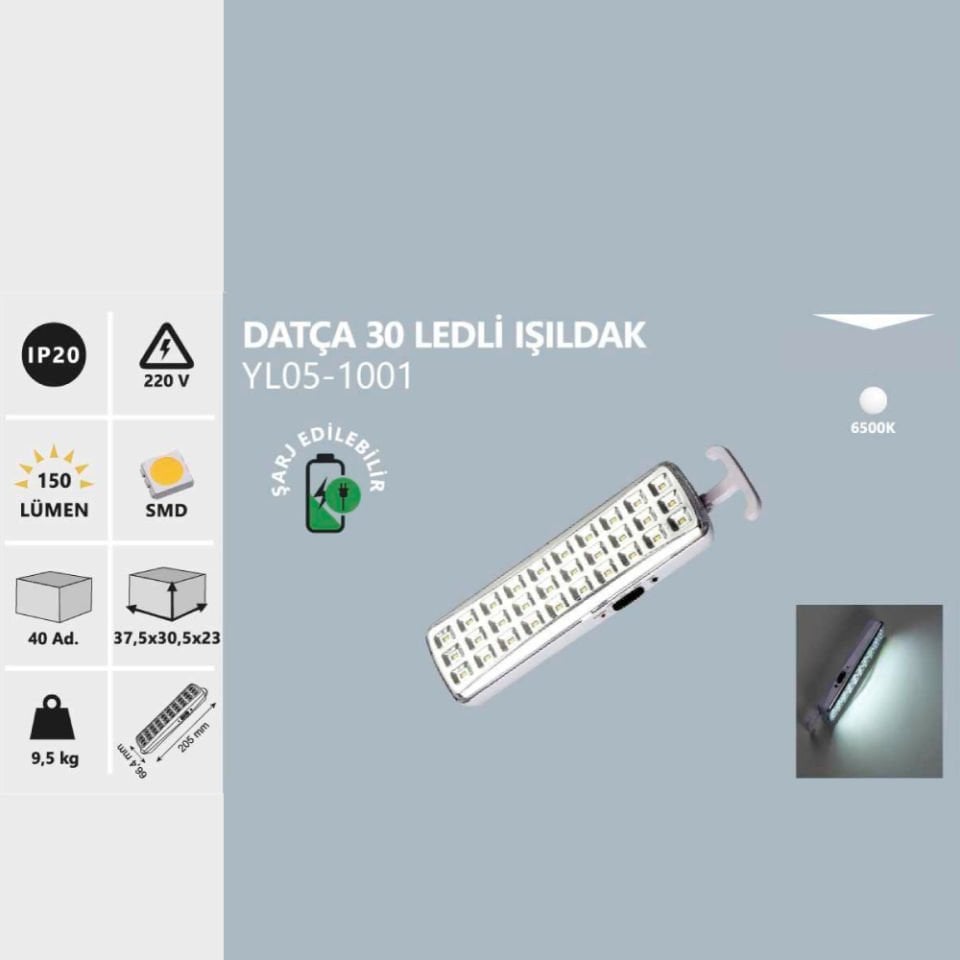 Noas Datça 30 Ledli Işıldak