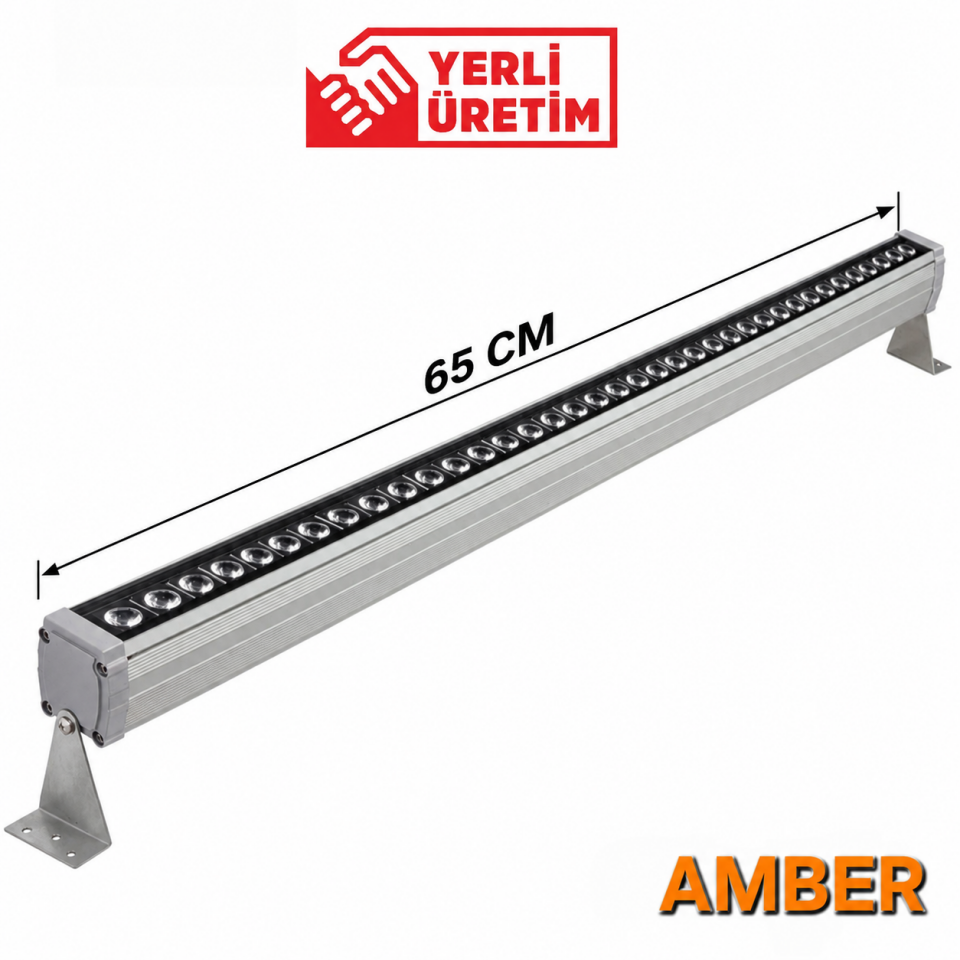 24W 65CM WALLWASHER AMBER