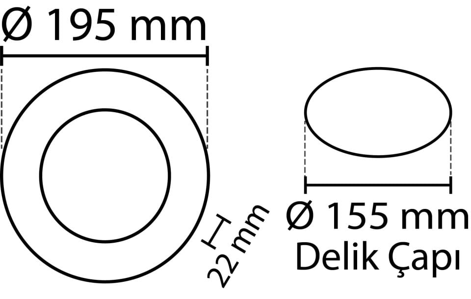 CATA 12W Slim Panel Günışığı