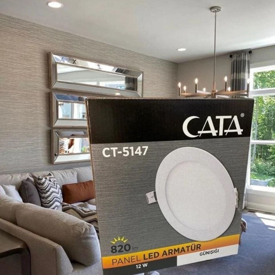 CATA 12W Slim Panel Günışığı