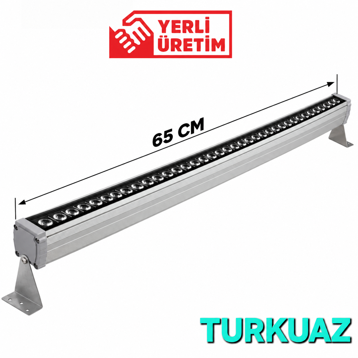 24W 65CM WALLWASHER TURKUAZ