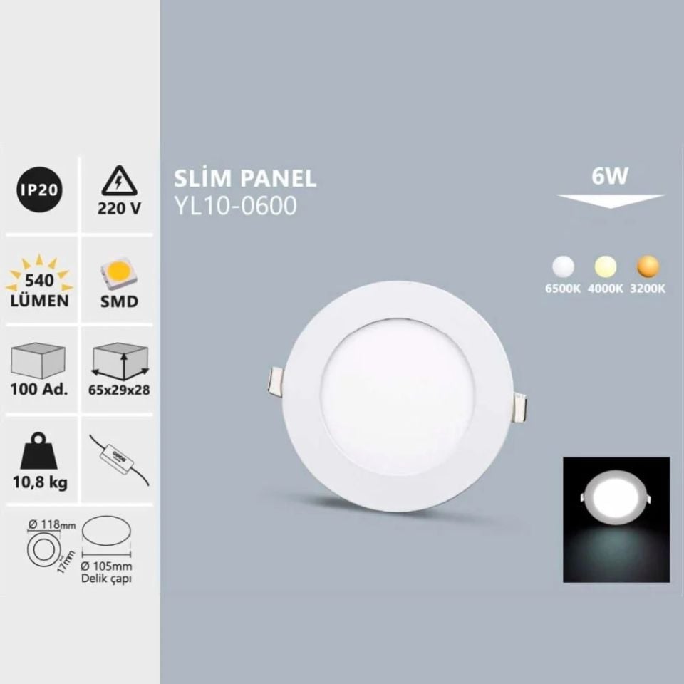 Noas 6W S.A Panel Günışığı