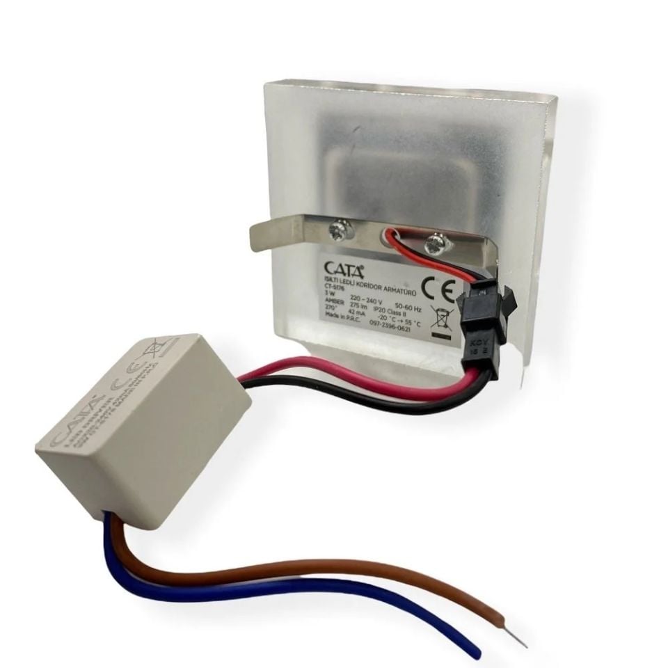 Cata 3 W Koridor Led Aydınlatma Amber