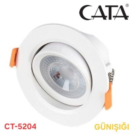 Cata 7W Akik Led Spot Beyaz Kasa Günışığı