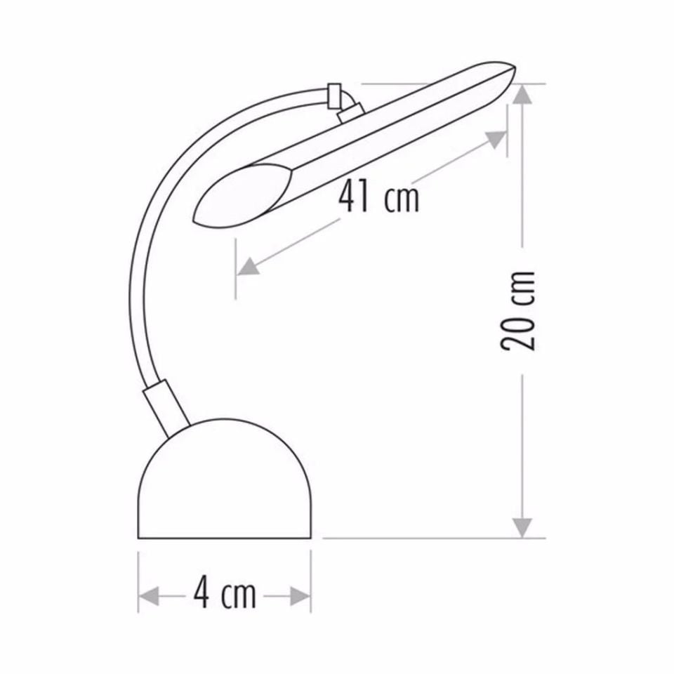 Cata 7W Kuğu Krom Ledli Banyo Tablo Aplik Armatür Beyaz Işık