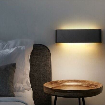 12W Penguen Led Aplik ( Siyah Kasa )