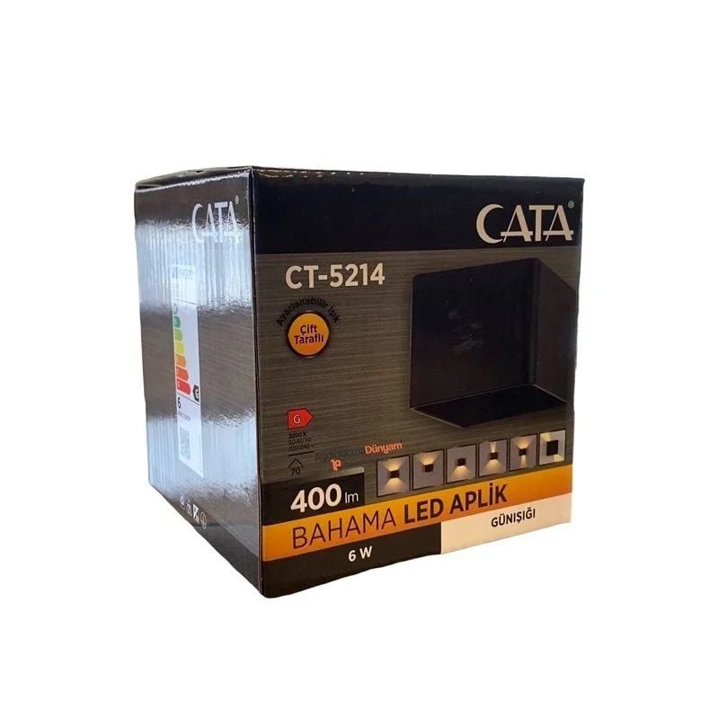 CATA 6W Bahama Led Aplik (Dış Mekan)(Ayarlanabilir Işık)(G.Işığı)
