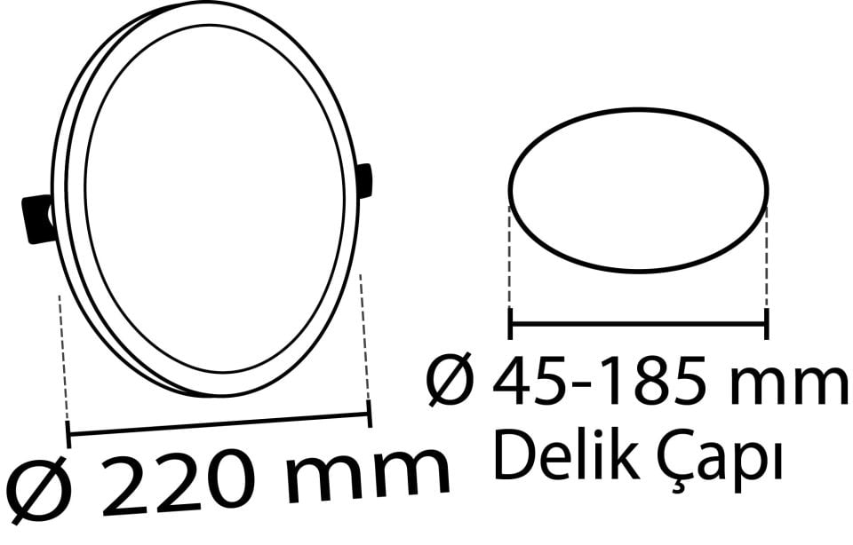 Noas 36W Plus Ayarlanabilir Beyaz Işık