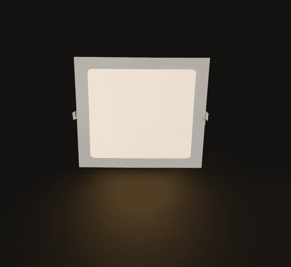 18W Sıva Altı  Kare Slim Panel Gün Işığı