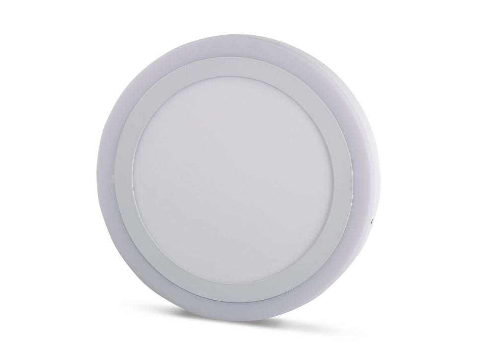 Noas 18+6W Sıva Üstü Yuv. Mavi+Beyaz 3 Fonk. Led Panel