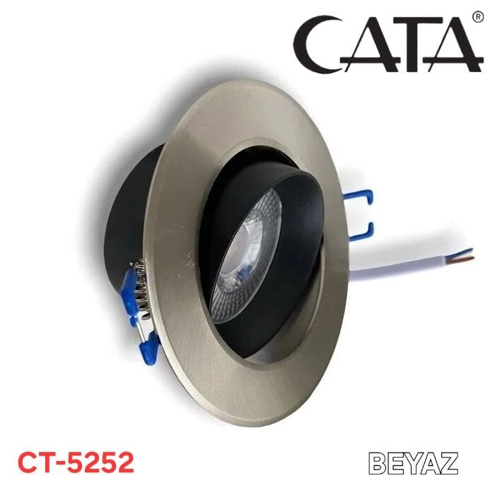 Cata 7W Saten Kasa Led Spot Beyaz Işık