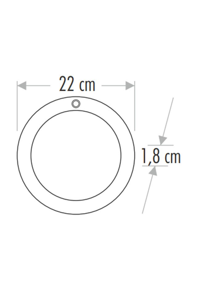 Noas Sıva Üstü Sensörlü Led Panel Beyaz -Siyah Çerçeve