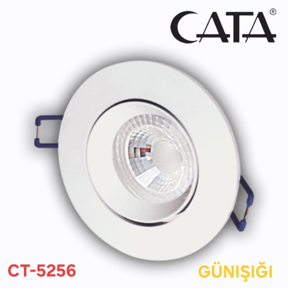 8W Safir Led Spot Beyaz Kasa (Günışığı)