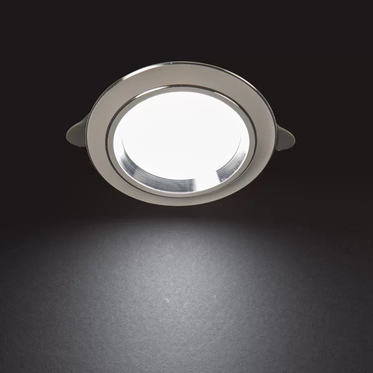 Cata 6W Beyaz-Krom Zebra Led Spot Lamba 3 Renk