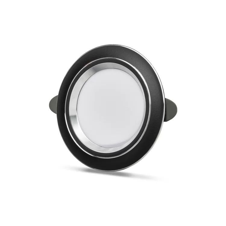 Cata 6W Siyah-Krom Zebra Led Spot Lamba 3 Renk