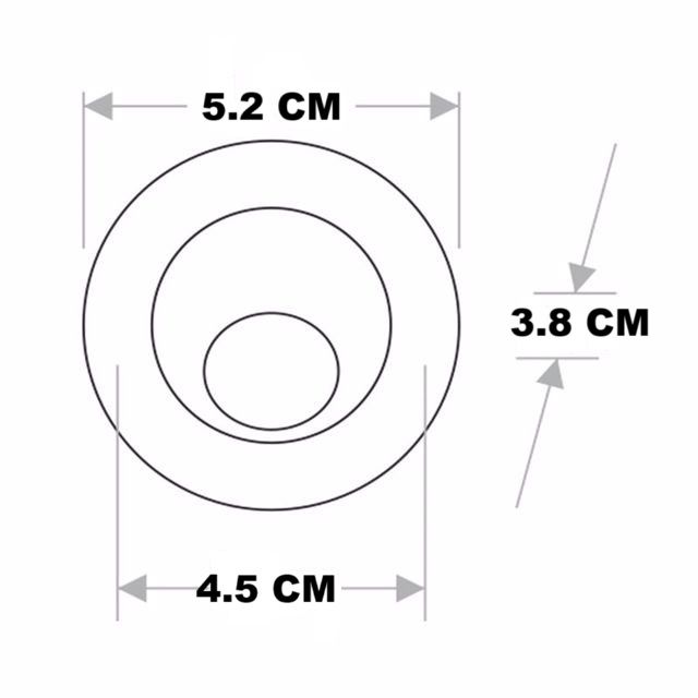 Cata 1.5w Ufo Led Yıldız Spot Satin Kasa Mavi