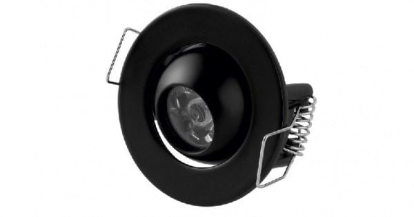1,5W Power Led Ufo Spot (Siyah Kasa ) (Günışığı)