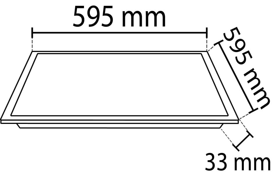 CATA 40W Backlıght 60X60 Led Panel Sıva Altı (Beyaz)
