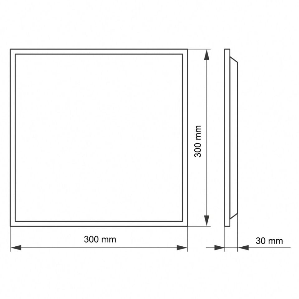 Cata 25W 30X30 Klipin Led Panel Sıva Altı (Beyaz)