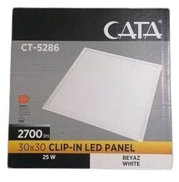 Cata 25W 30X30 Klipin Led Panel Sıva Altı (Beyaz)